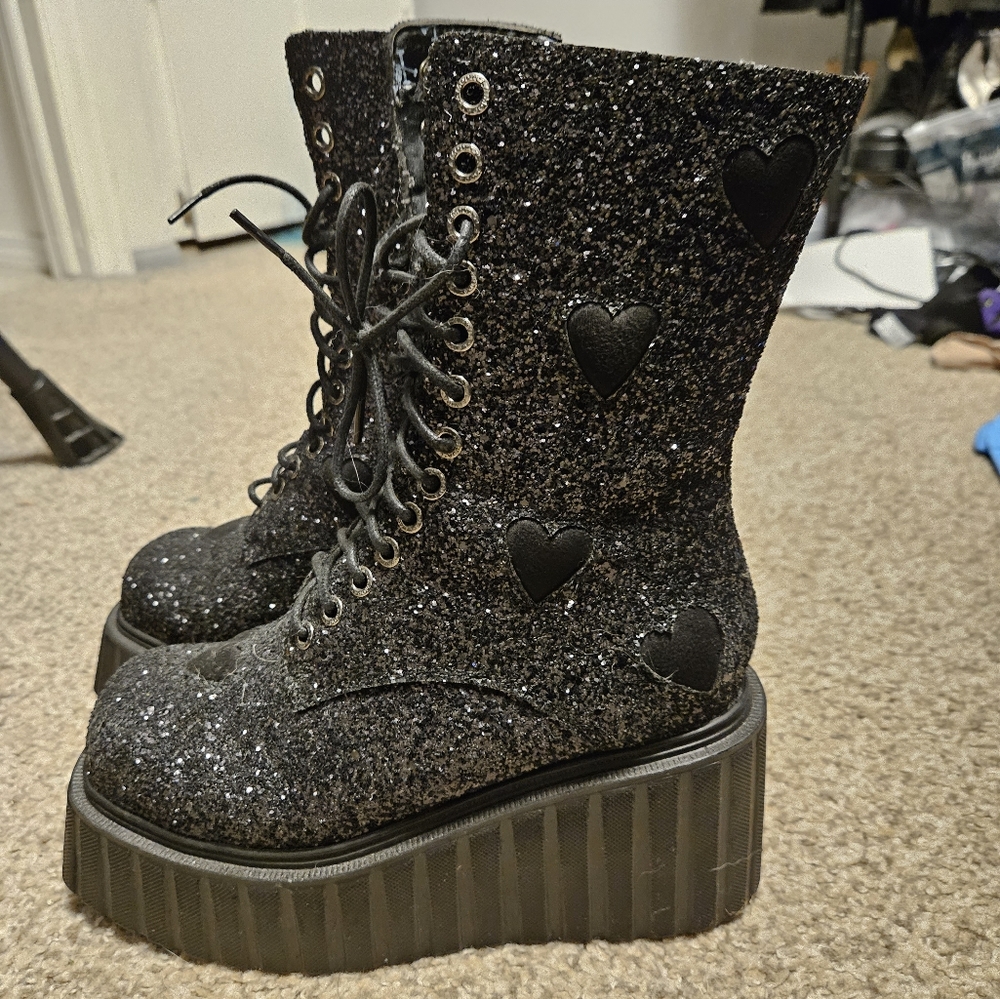 Lamoda Glitter Boots